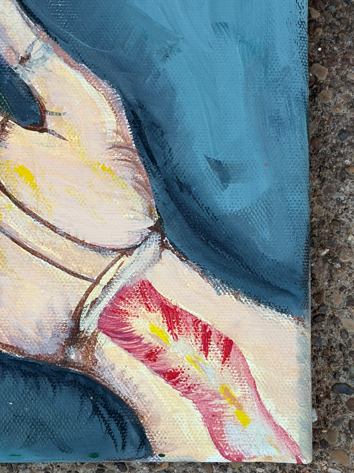 THE FALL: oil painting