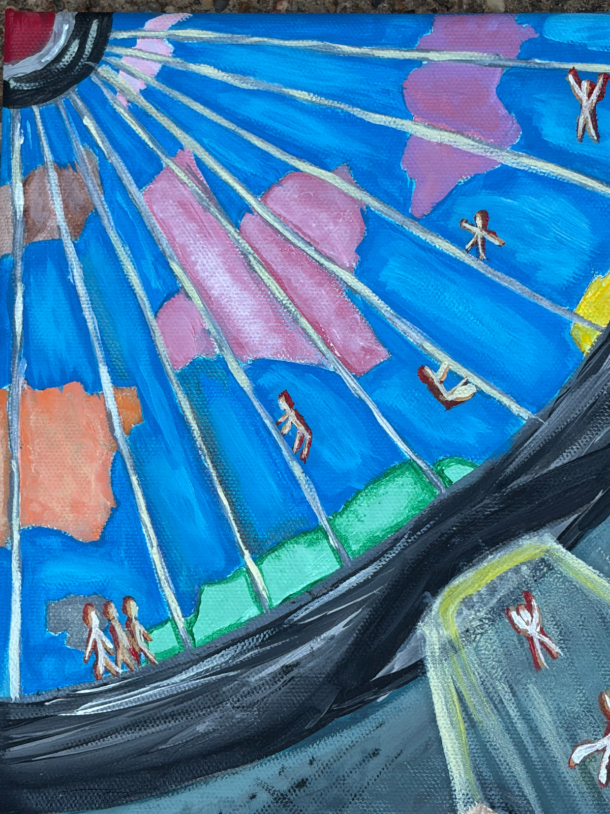 THE FALL: oil painting