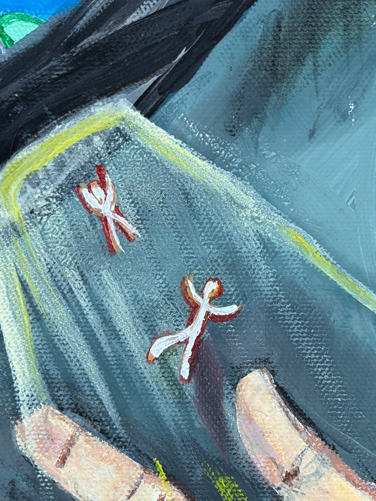 THE FALL: oil painting
