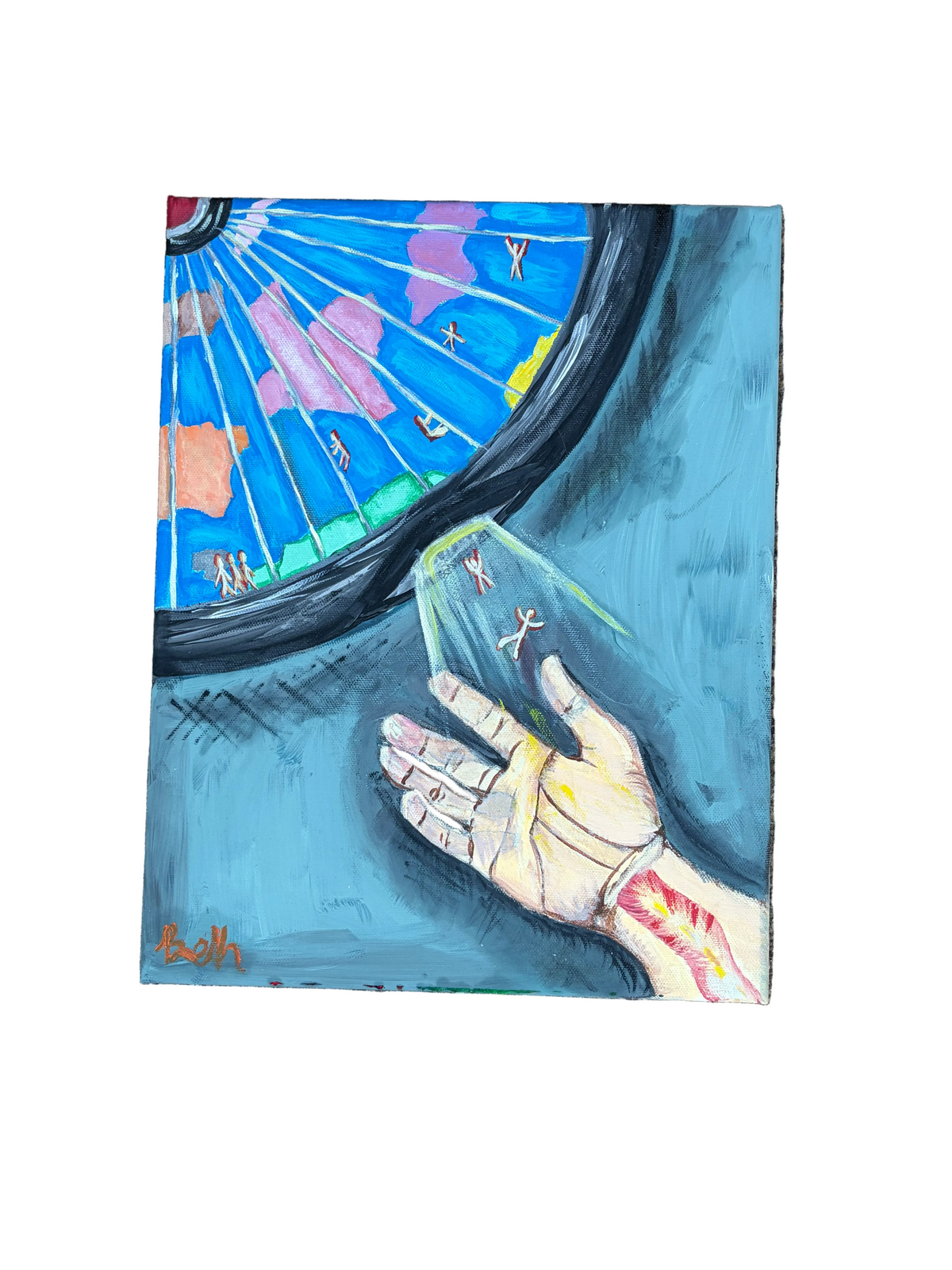 THE FALL: oil painting